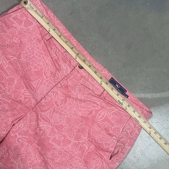 Vineyard Vines Shorts Mens Sz 40 Pink Floral Breaker Short 9 in Inseam Tropical - Picture 6 of 10
